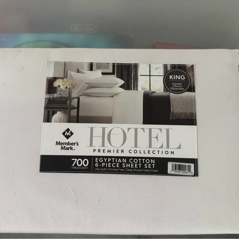 Hotel Premier Collection Egyptian Cotton Sheet Set - White